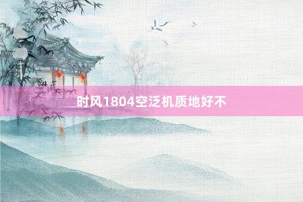 时风1804空泛机质地好不
